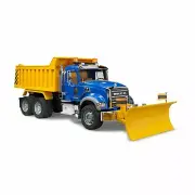 BRUDER MACK GRANITE DUMP TRUCK WITH SNOW PLOW BLADE 02825