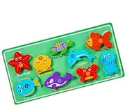 Tear and Pull Puzzle | Matching Puzzle Educational Animal Jigsaw | Shape Sorter, Colorful Early Learning Toys for Classroom, Nursery School Use