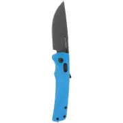 SOG Knife Flash AT Civic Cyan GRN Cryo D2 Steel 11-18-03-57 Pocket Knives