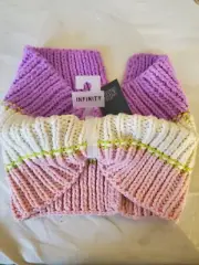 Women's Striped Knit Cowl - Wild Fable