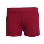 Girls Dance Sports Yoga Shorts Cotton Boy Cut Low Rise Ballet Gymnastics Shorts Workout Boyshorts Activewear burgundy 10-12 Years