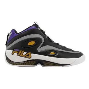 Fila 籃球鞋 Grant Hill 3 男鞋 黑 黃 皮革 緩衝 完美先生 運動鞋 斐樂 1BM01290043