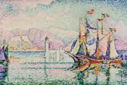 Paul Signac - Antibes - Morning Giclee Fine Art Print on Canvas Wall Decor 36"