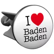Plopp Sink Plug I love Baden Baden, Plug, for Wash Basin, Drainage