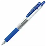 Zebra Sarasa Push Clip Gel Ink Pen - 0.5 Mm - Blue