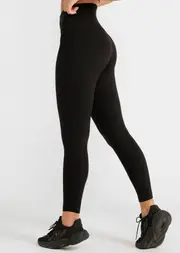 [Lorna Jane] Lotus Classic Ankle Biter Leggings in Black, Size - 2XS 2XS Black