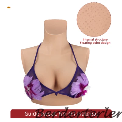No-oil Fake Silicone Breast Forms BreathableBoob Silicone Transgender Drag Queen
