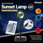 Sunset Projection Lamp Remote Control Multicoloured LED