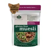 NEW Brookfarm Gluten Free Muesli Macadamia Cranberry 350g