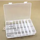 24 Compartment Craft Organizer Plastic Box Jewelry Bead Craft Storage Container