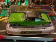 Scalextric DODGE CHARGER SUBLIME GREEN DPR W/ Lights 1/32 Slot Car C4326T
