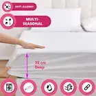 Waterproof Terry Towel Mattress Protector Depth Fitted Sheet Double Bed Cover