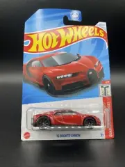 '16 Bugatti Chiron - Red - 2024 Hot Wheels
