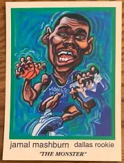 JAMAL MASHBURN, EXTREMELY RARE ! '93 "SKINNIES" CARD, AMAZING !