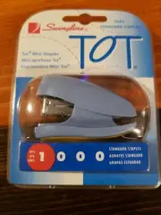 Swingline Tot Mini Stapler, 12-Sheet Capacity, Blue Brand new