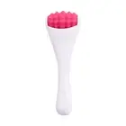 Mini Handheld Roller Massager Eye Roller for Puffy Eyes Reduce Fine Lines (Red)