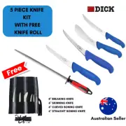 Dick Butcher's Apprentice Tool Kit - F.Dick Knife /Steel / Pouch + Apron 5pc