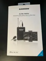 Microphone Mobile Digital Wireless Lapel Microphone System NEW Samson Go