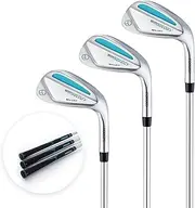 Golf Wedges Set, 52/56/60 Degree Wedges Golf Clubs for Men and Women,Sand Wedge,Pitching Wedges for Men Right Hand,Golf Gift. (Color)