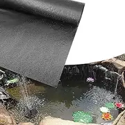 HDPE Pond Liner 3x4m 4x5m 6x7m 8x10m 10x12m Black Heavy Duty Underlay Sealing Film Pond Membrane Swimming Pond Film Garden Pond Tarpaulin for Fountains, Fish Ponds, Water Garden(3x10m(9.8x32.8ft))