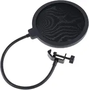 OriGlam Professional Microphone Pop Filter Mask Shield, Double Layer Studio Microphone Flexible Wind Screen Mask Mic Pop Filter Shield