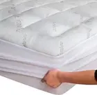 Bamboo Double (Full) Mattress Topper - Thick Cooling Breathable Pillow Top Ma...