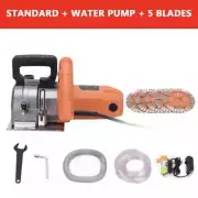 Electric Wall Grooving Machine One-Time Forming Concrete Cutting Dust-Free