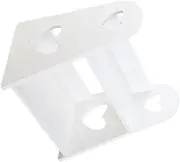 Baluue Heart-shaped Pvc Storage Rack Bathroom Shelf for Shampoo Conditioner Home Decor