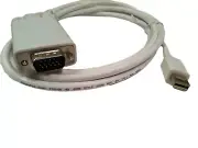 6Ft Thunderbolt Mini Display Port to VGA Adapter Cable for HDTV Projector 3