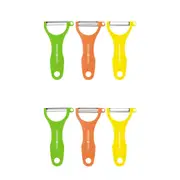 2x 3pc Davis & Waddell Peeler Standard/Julienne/Serrated Set 13cm Multi-Coloured