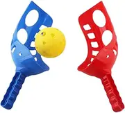 Catch Ball Game | Catch and Throw Game | Handheld Ball Toy | Scoop Ball Set for Kids | Fun Toss and Game with 2 Scoops and Ball | Outdoor Summer Lawn Play, Backyard Sports Toy for Boys and