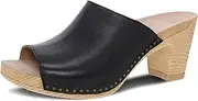 [Dansko] Tandi Peep Toe Sandal for Women - Soft Leather Treated with Scotchgard for Stain Resistance - Cushioned, Contoured Footbed for All-Day Comfort