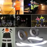 High Visibility Safety with Reflective Tape New 5cmx3meters