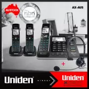 UNIDEN – XDECT8355+2 TRIPLE H-SET PHONE + ANSWERING MACHINE, BT, USB + HEADSET