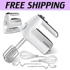 Powerful Electric Hand Mixer - 5-Speed with Storage Case & Stainless Steel Tools
