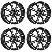 4 Dezent TN dark wheels 5.5Jx14 4x100 for Renault Clio Kangoo Van Kangoo Megane