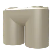 Melro Tanks 5000L Wheat Slimline 5010 Poly Water Tank