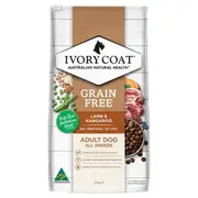 Ivory Coat Grain Free Adult Lamb & Kangaroo Dry Dog Food 13kg