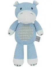 [Living Textiles] Henry the Hippo Knitted Toy