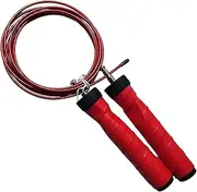 Weighted Skipping Rope for Fitness – 3m Heavy Jump Rope with 13.5cm PU-Grip Handles – Removable Weights for Home Cardio, HIIT, and Aerobic Workouts