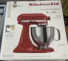 New in Box KitchenAid 5 Quart Artisan Series Tilt-Head Stand Mixer - Empire Red