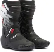 TCX S-TR1 Air perforated Motorcycle Boots, black-white-red, Size 41 for Men Black White Red