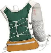 RNXRZANK Hydration Pack for Outdoor Activities Men Women Running Vest Sports Bag , Deep Green