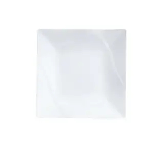 密胺四方盤白色塑料正方形火鍋盤子快餐店餐廳翹腳菜盤仿瓷涼菜碟