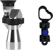 Mini Monocular Telescope, small Mobile Phone Telescope (Monocular(silvery) with clip)