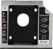 2nd HDD SSD Hard Drive Caddy Tray Replacement for T420 T430 T510 T520 T530 W510 W520 W530, Internal Laptop CD/DVD-ROM Optical Modular Bay to 2.5 Inch 12.7MM