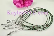 Wholesale Lot 6 Pcs 2mm Natural Ruby Zoisite Anklets Crystal Healing Energy