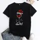 圣誕酒杯Christmas女T恤大碼 S-5XL Women T-shirt Ladies tshirt