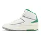 Nike Air Jordan 2 Retro 白 綠 Lucky Green 男鞋 【ACS】 DR8884-103