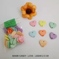 在飛比找蝦皮購物優惠-Candy LOVE 亞克力珠填充 25 顆混色圖案配件材料